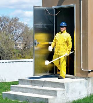 Les nouvelles entrées menant au réservoir permettent un accès sécuritaire, notamment pour la cueillette des échantillons d’eau.