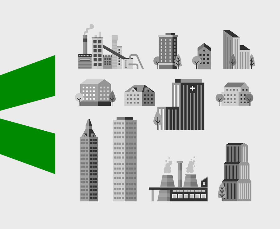 Illustration de bâtiments