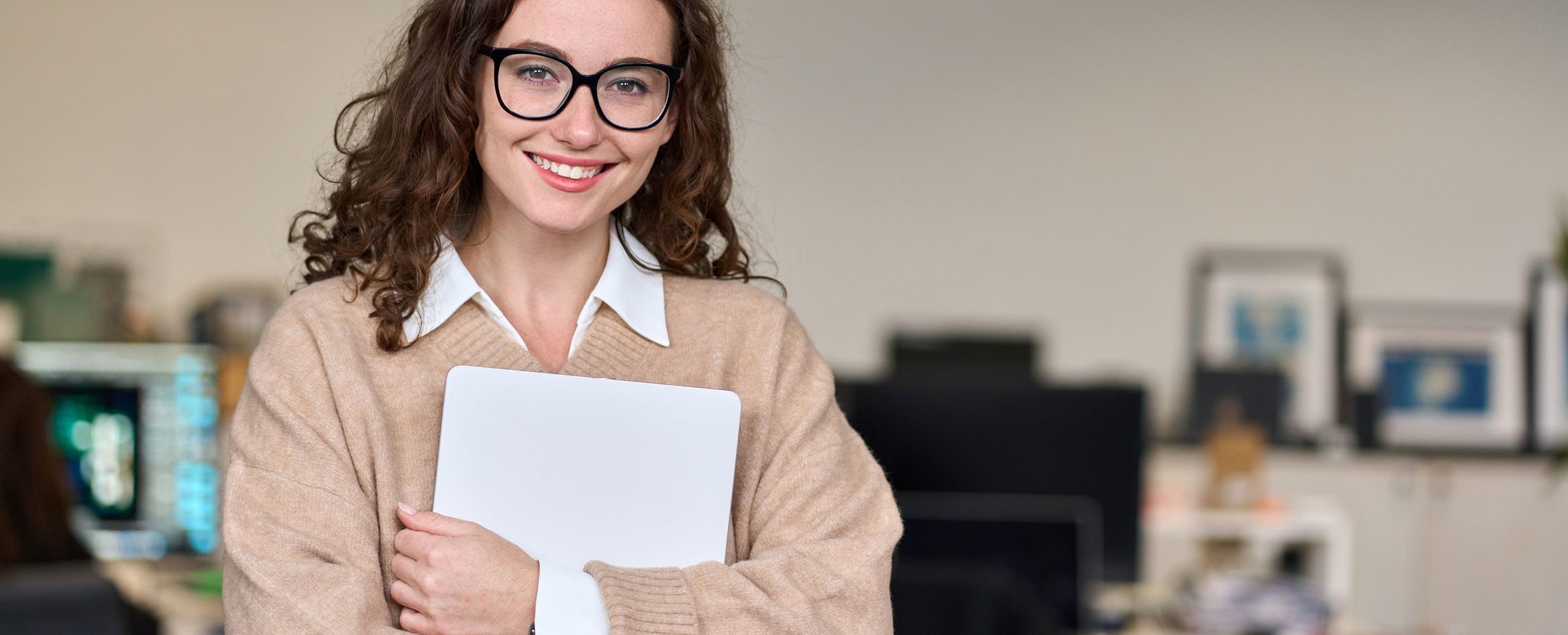 Femme au travail.