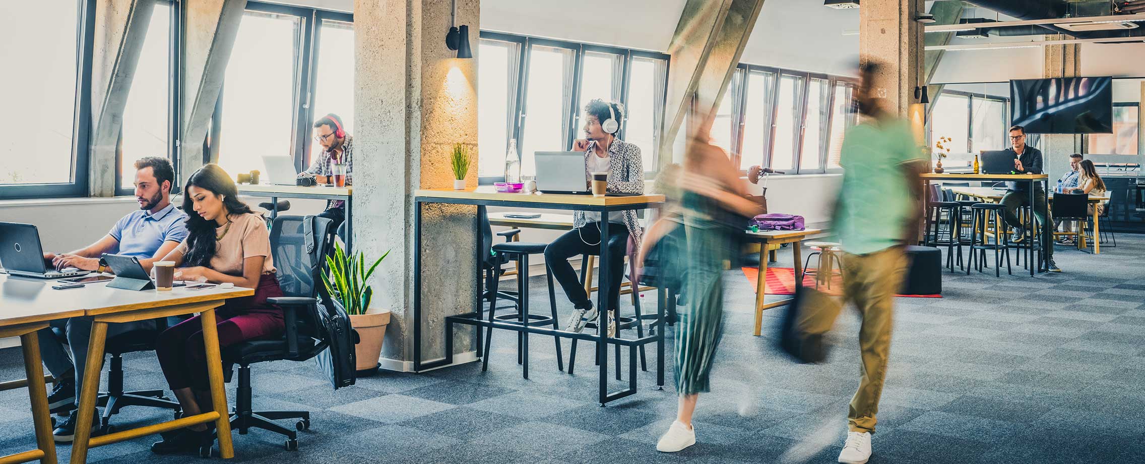 Rendre les espaces ouverts et les aires de coworking compatibles avec la SST